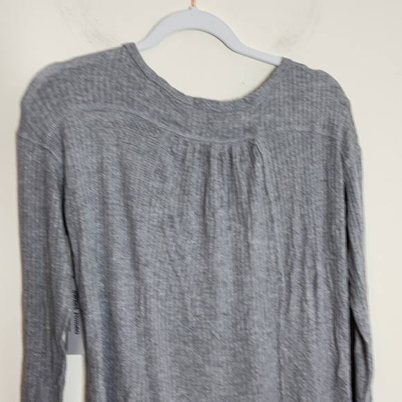 Sweet Romeo Waffle Knit Oversized Henley Size Small - Picture 5 of 8